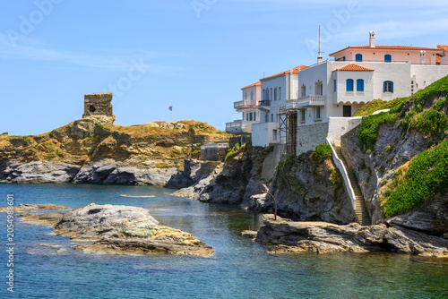 Chora Andros, one of the most picturesque towns in the Cyclades. Greece