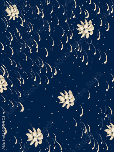 Moonlit Rain Batik