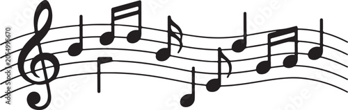 Fotografija Music notes