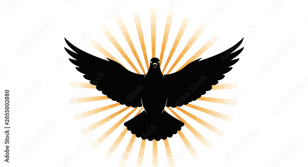 Fototapeta premium eagle with wings