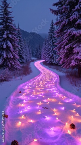 winter in the mountains
