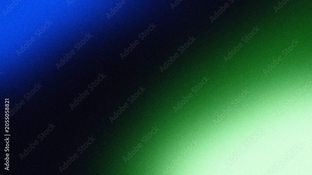 Obraz premium Abstract Blue and Green Grainy Gradient Background with Dark Shadow