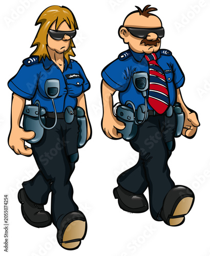 Swiss police officers