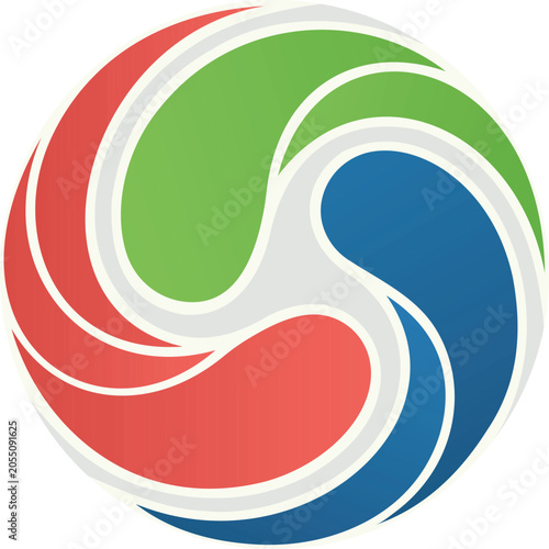 Abstract Colorful Football Motion Background Vector Illustration