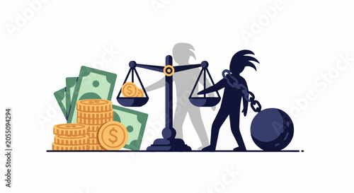 Balancing money and personal burden on scales