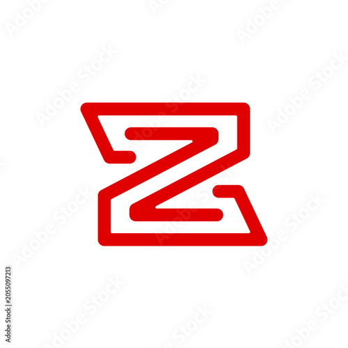 z letter mark logo vector icon illustration