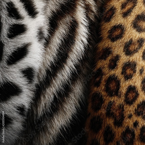Textured Animal Fur Patterns