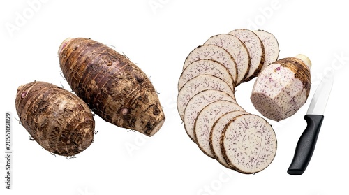 peanuts on white background