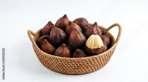 hazelnuts in a basket
