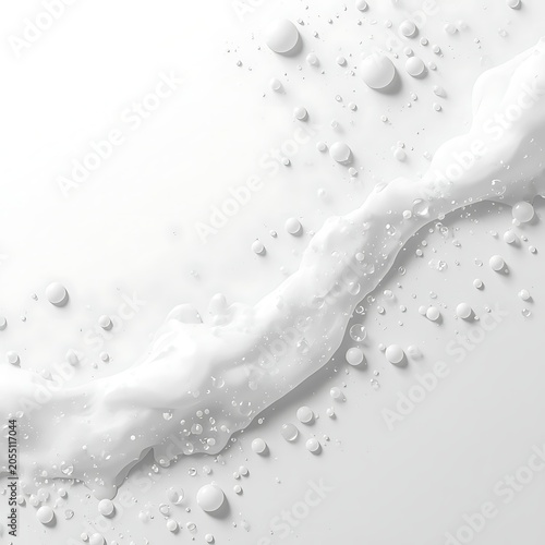 White background images and wallpapers have been created in the form of bubbles and waves.