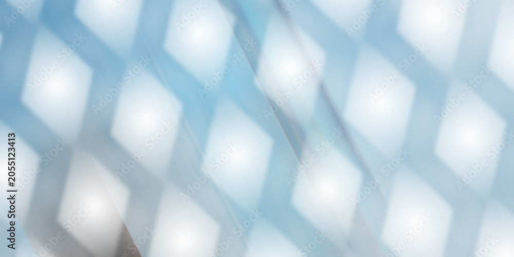 Obraz premium Abstract light blue geometric diamond pattern