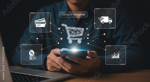 Customer Loyalty Program Digital Shopping Rewards Retention Platform