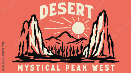 Photos Desert mystical peak west