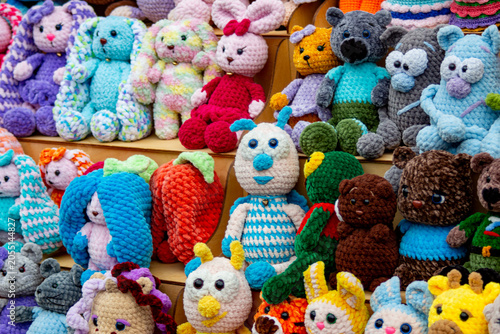 Quadro su tela Part of a shop window with children's toys