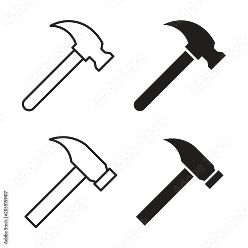 Obraz na płótnie Hammer icon