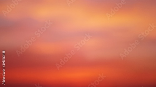 Warm Orange Gradient Background with Smooth Abstract Blur