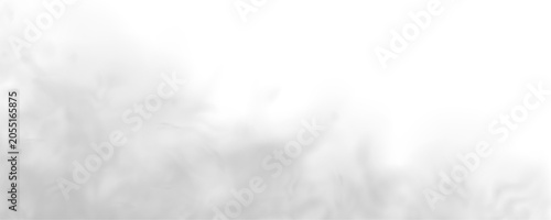 Canvas Print White steam mist expands slowly with elegant airflow and transparent atmospheric texture