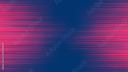 Bild auf Leinwand Vibrant Pink Magenta to Dark Blue Horizontal Motion Blur Gradient Abstract Backg