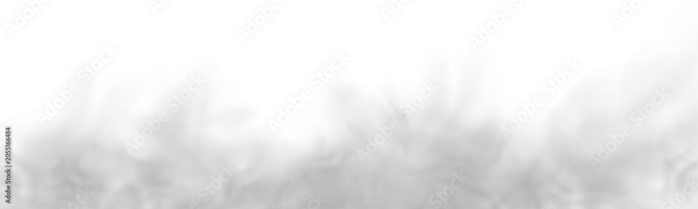 Naklejka premium Steam and fog blend together creating natural vapor clouds with realistic transparency. Premium PNG atmospheric graphic.