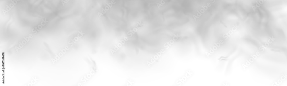 Fototapeta premium Dense grey fog rises upward with soft smoky edges on a transparent background. Steam effect creates a cinematic atmosphere for design use. High quality PNG overlay.