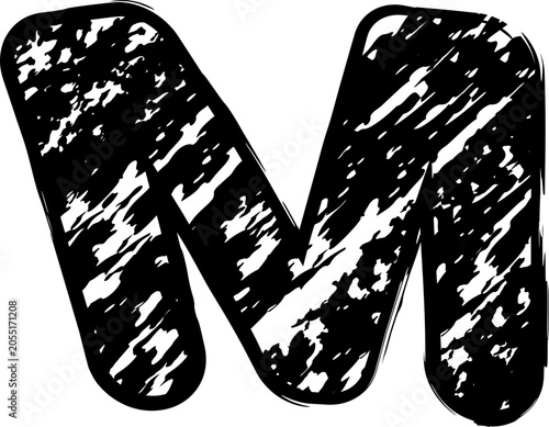 School Chalk Font Letter