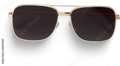 Принти на полотні stylish black sunglasses PNG on Transparent background