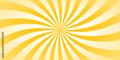 Starburst, sunburst background. Circular monochrome pattern with radial lines.