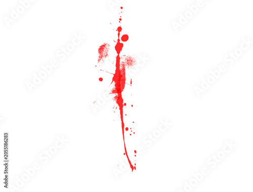 red wine splash isolated on white background