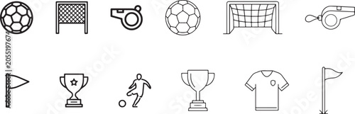 2026 Soccer Ball Speed Logo Vector – Red and Black Abstract Football Goal Graphic Isolated Design
