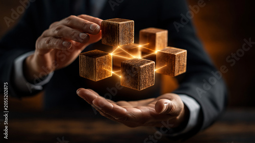 Abstract Synergy: A man in ...