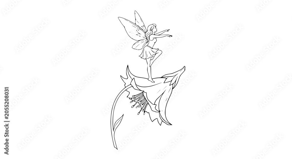 Φωτογραφία A fairy sitting on a dolphin.