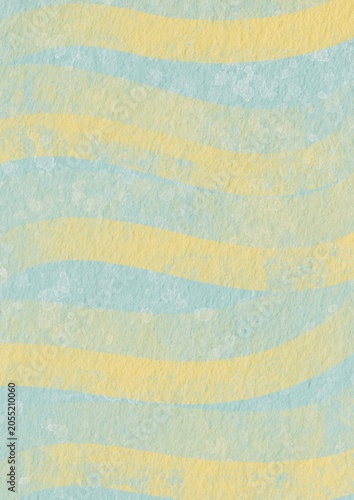 Splash Blue and Pastel Yellow Abstract Background on paper for Juice, refreshing, drinks, summer and Beach party concept.