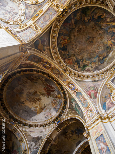 Interior of Sant Alessandro church in Milan, Italy