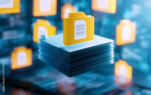 Digital Data Storage and File Management with Cloud Backup