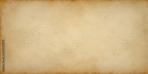 Tableau sur toile An aged, textured parchment paper displays a vintage, antique, and weathered appearance, showcasing a rustic and old-world aesthetic perfect for design elements or backgrounds