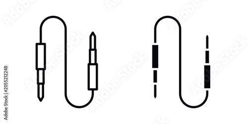 Принти на полотні Audio cable icon