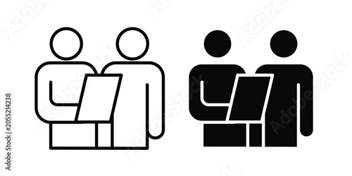 Quadro su tela Consulting Icon