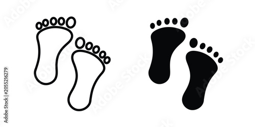 Fotografie Footprint icon