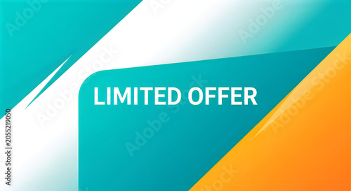 Eye-catching limited offer promotional graphic design with vibrant colors