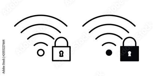 Wifi security icon