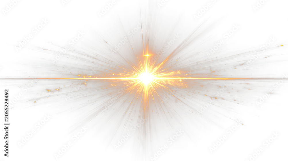Obraz premium Natural sunlight effect with smooth glow and gradient light PNG