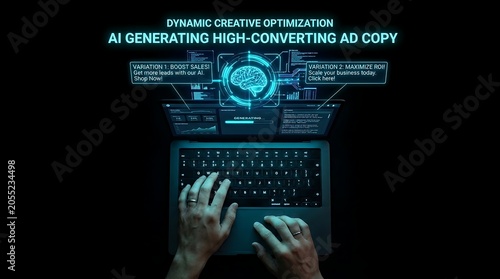 Artificial Intelligence Generating High Converting Ad Copy and Marketing Content.