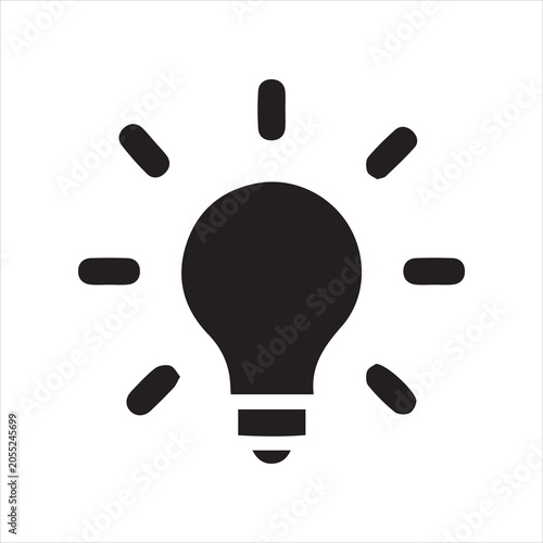Creative Idea Light Bulb Icon