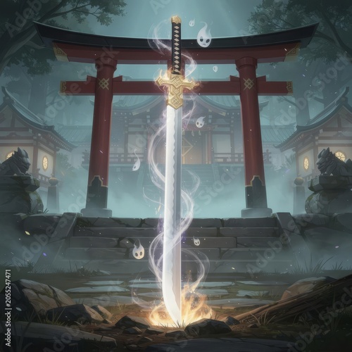 Flux2 Divine Sacred Weapon Spirit Divine 2 20260611｜神聖なる霊剣の輝き