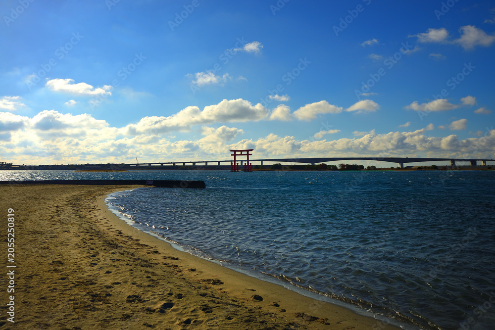 Obraz premium 弁天島海浜公園 浜松市中央区舞阪町弁天島