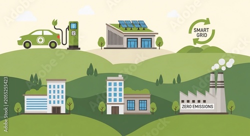 Verdant Future: Powering Progress, Zero Emission Horizons