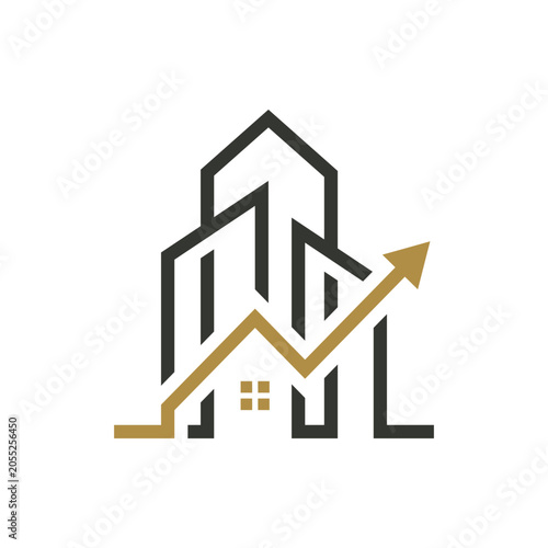 Building icon design template. Vector illustration