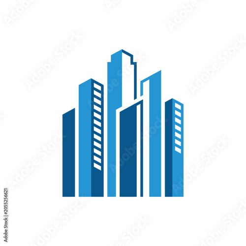 Building icon design template. Vector illustration