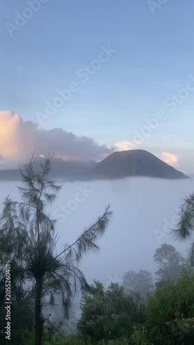 sunrise over Bromo Mountain