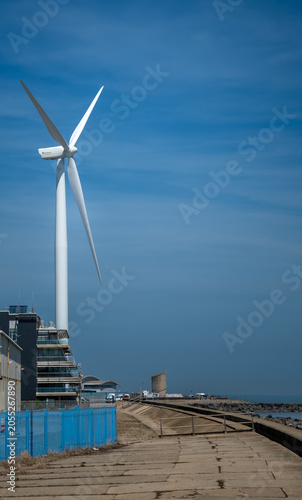 Wind turbine in the ocean